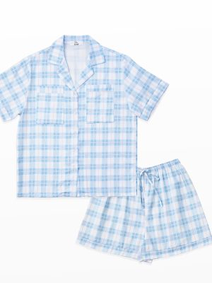 Blue Bliss Shorts Set - 06-Blue Bliss, L