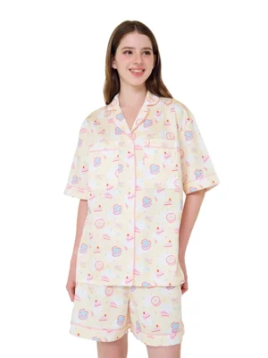 Butter Cake Shorts Set