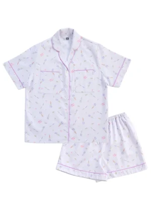 Lavender Shorts Set - 19-Lavender, S